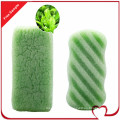 Esponja de celulosa Té verde Planta vegetal 100% natural Esponja Konjac para la limpieza corporal Favorito del bebé